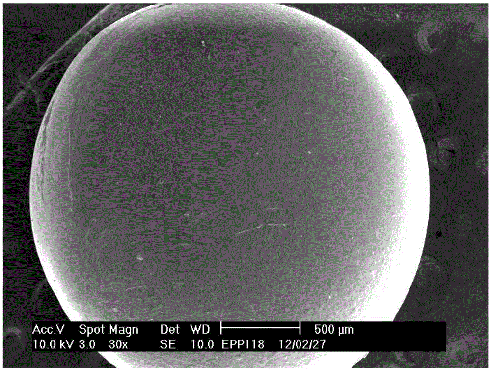 Propylene ethylene high melt strength polypropylene foam beads and preparation method thereof