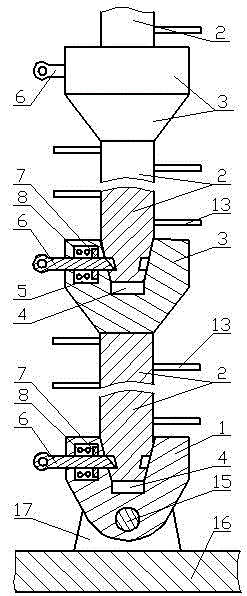 Ladder for pruning in garden