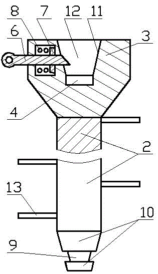 Ladder for pruning in garden