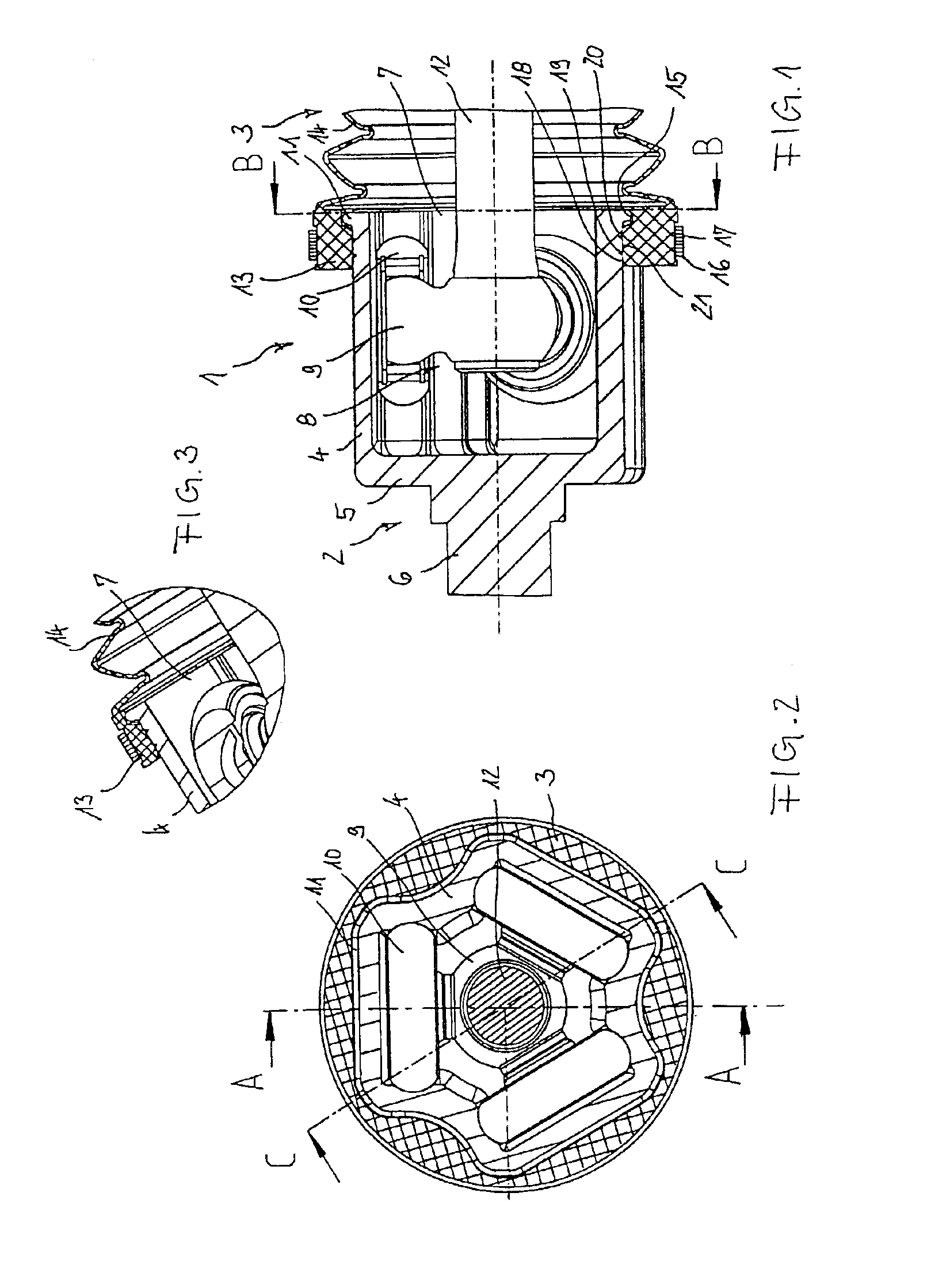 Tripod joint assembly