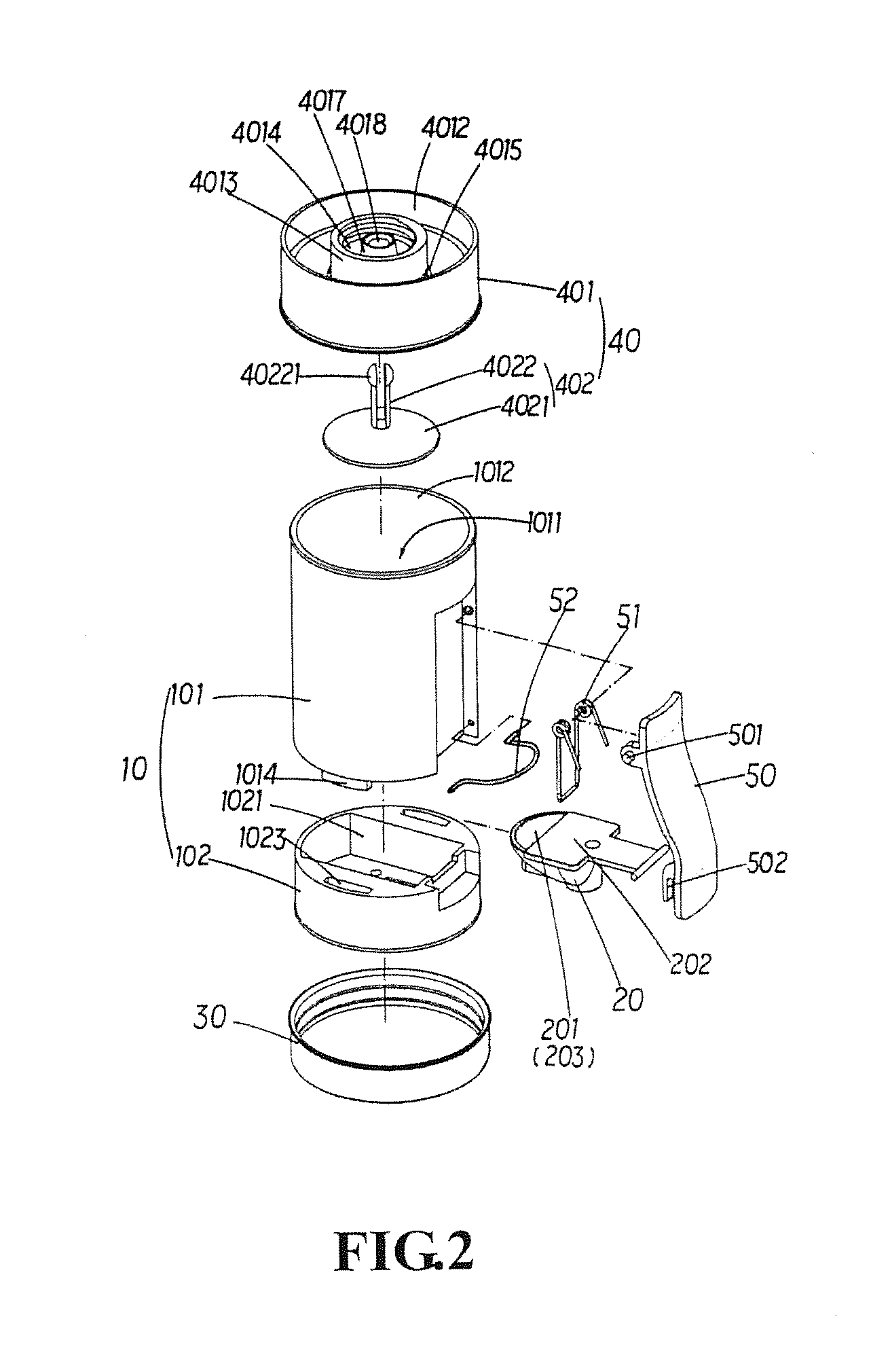 Containing device