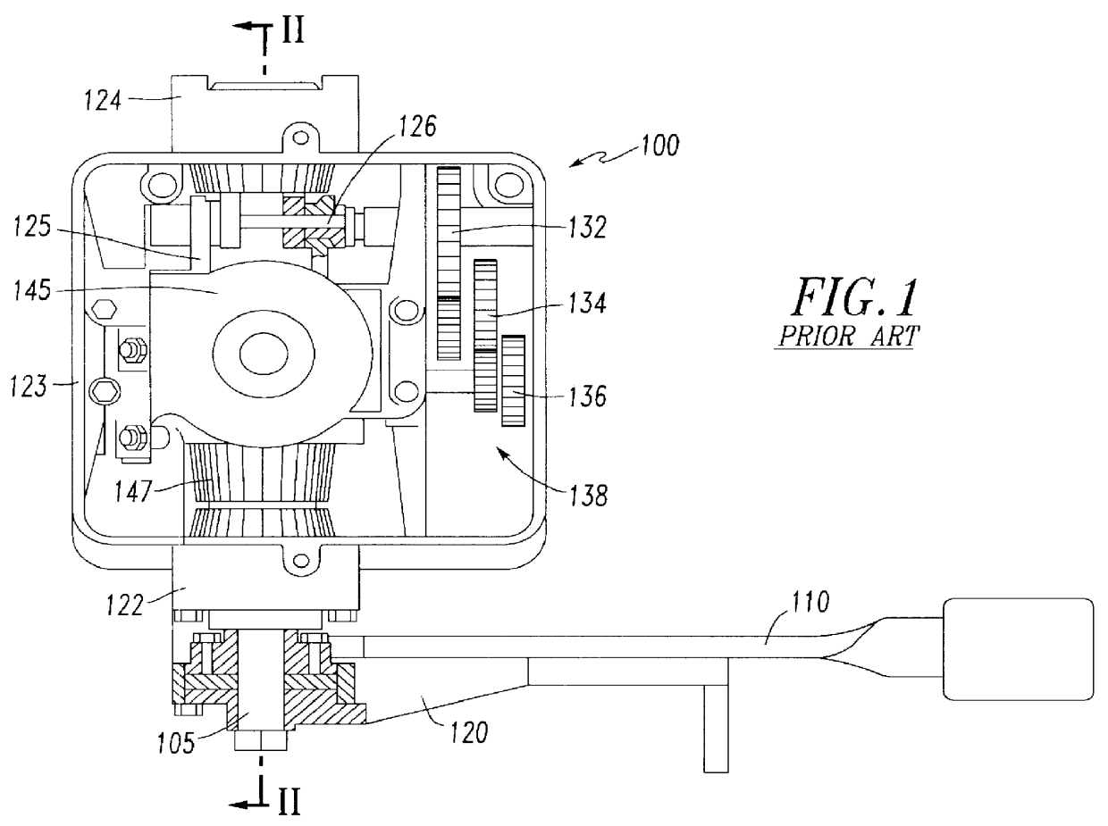 Low profile switch machine gear box