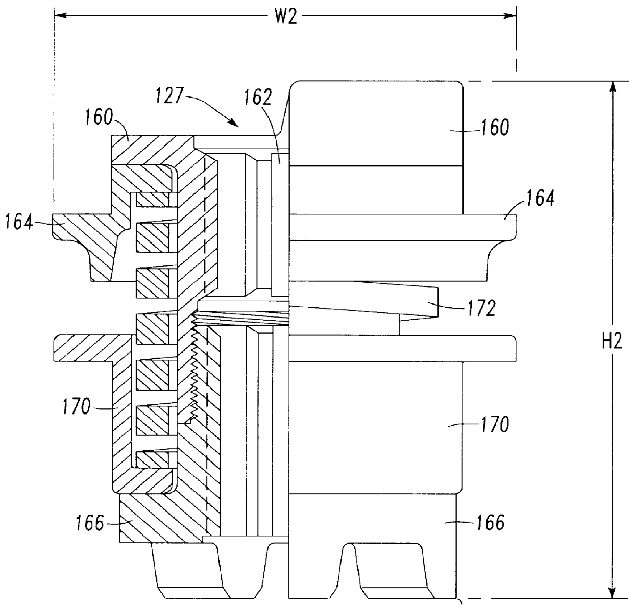 Low profile switch machine gear box