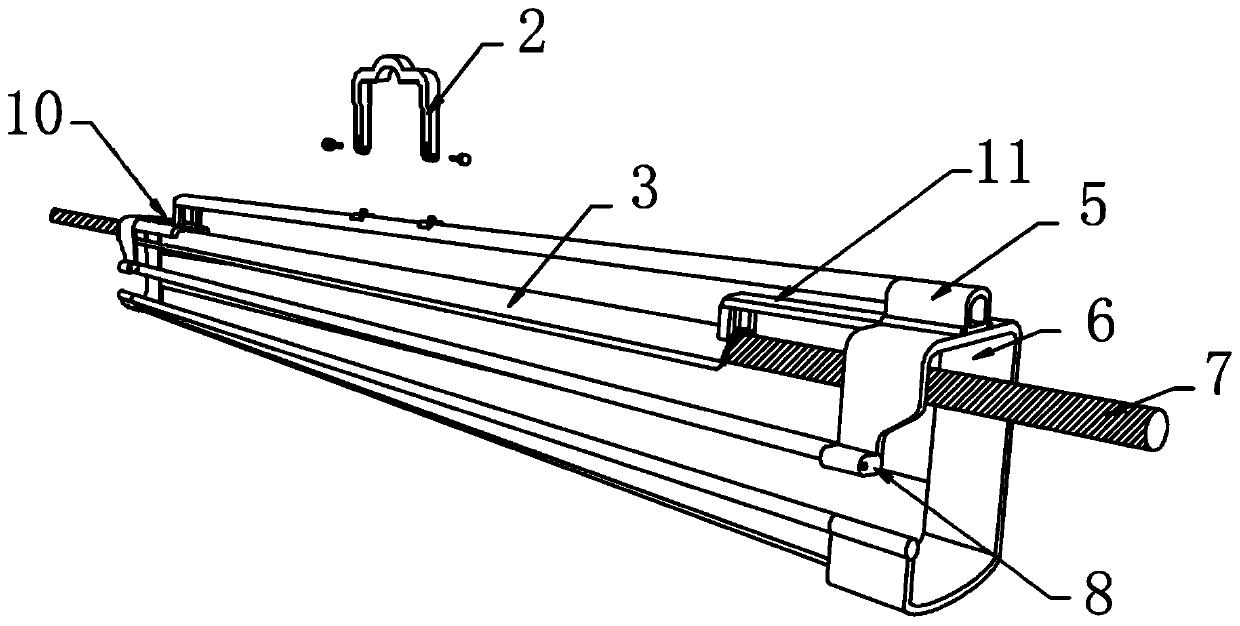 10kV distribution network ground potential live-line disassembly and assembly lead shielding tool