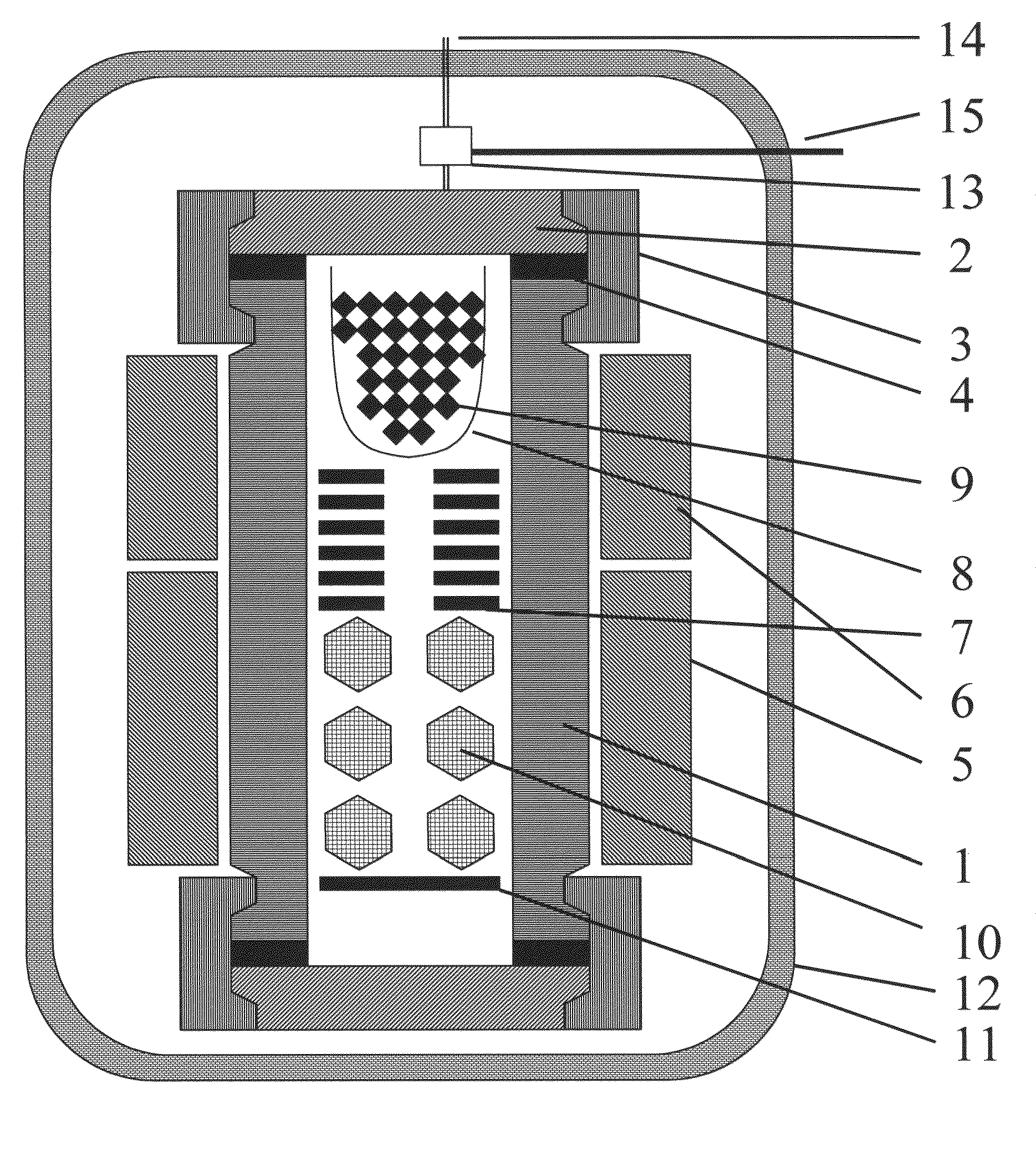 High-pressure vessel for growing group III nitride crystals and method of growing group III nitride crystals using high-pressure vessel and group III nitride crystal