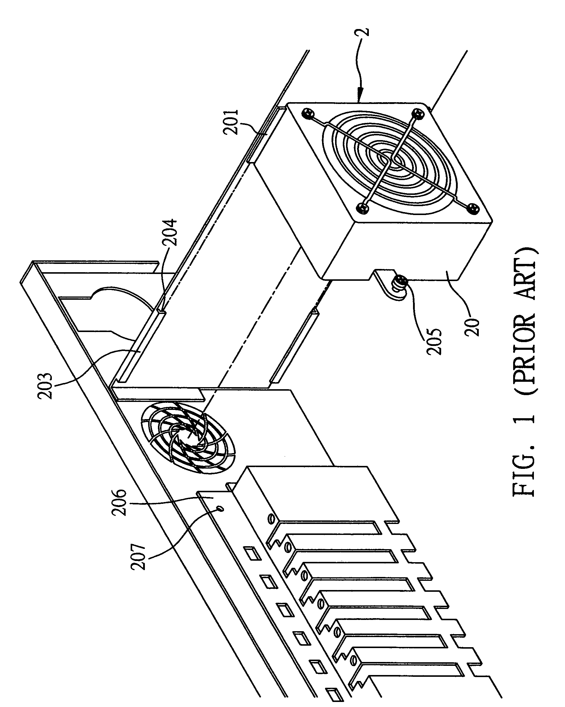 Fan assembly mechanism