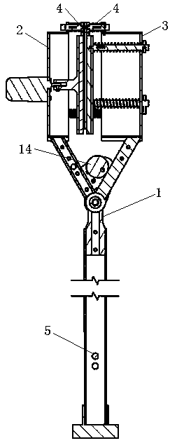 Rotary nut-picking manipulator and nut picking method