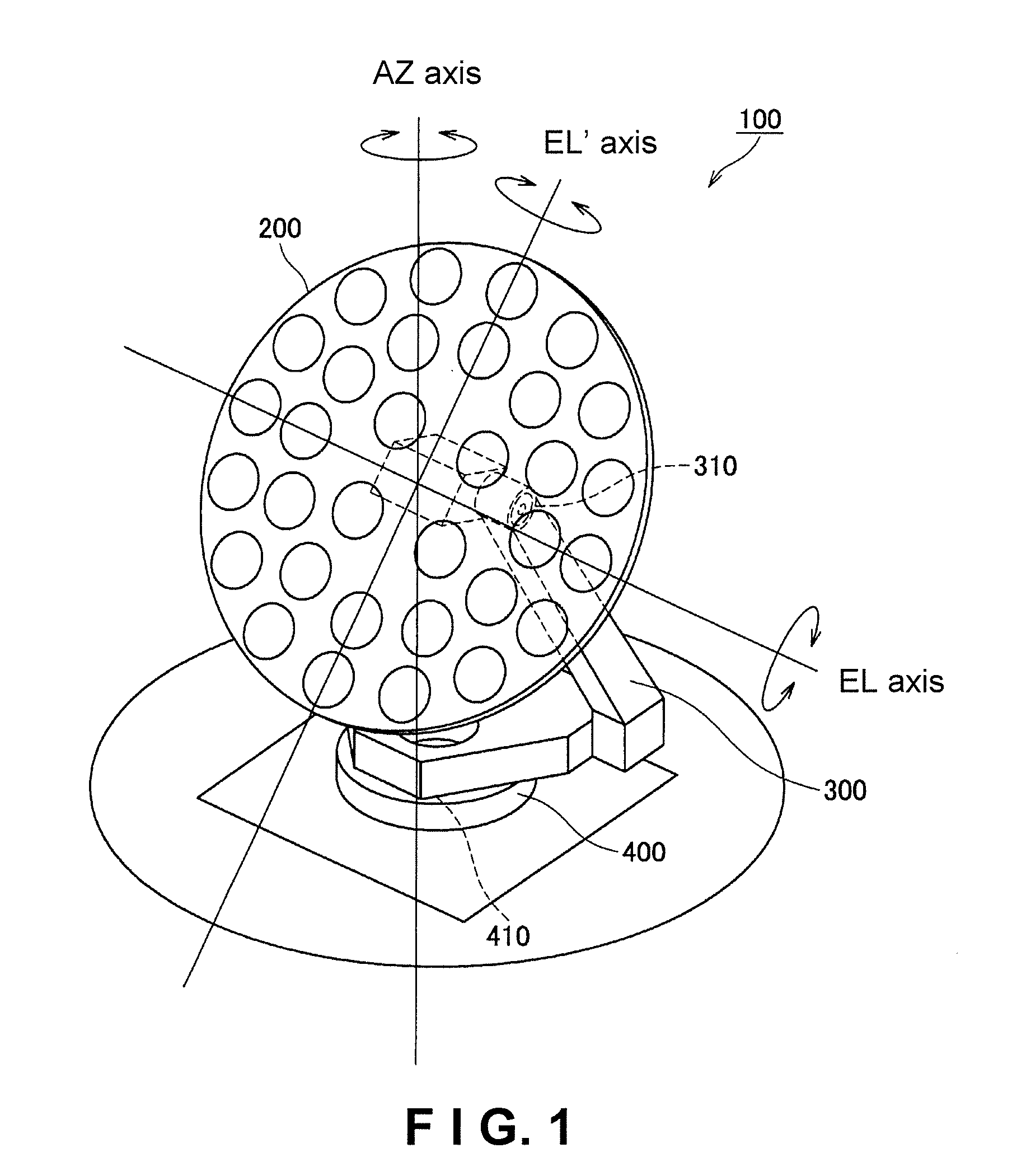 Control system and method for reducing directional error of antenna with biaxial gimbal structure