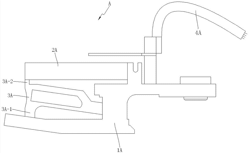 Knitting mechanism of embossed grain electronic jacquard warp knitting machine