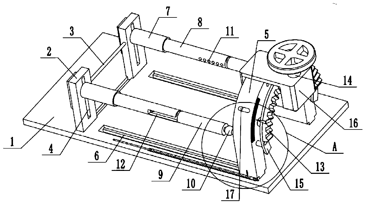 Humerus stretching and compressing apparatus