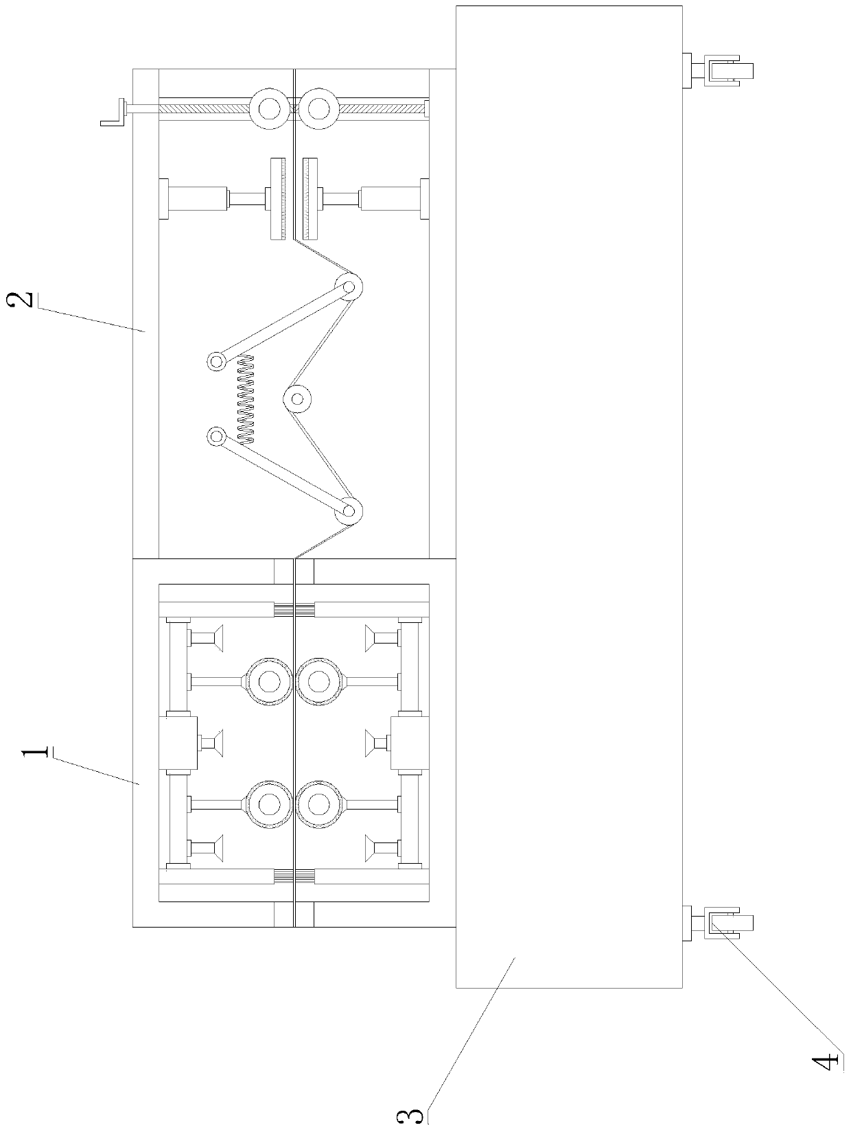 Setting machine for knitwear printing and dyeing