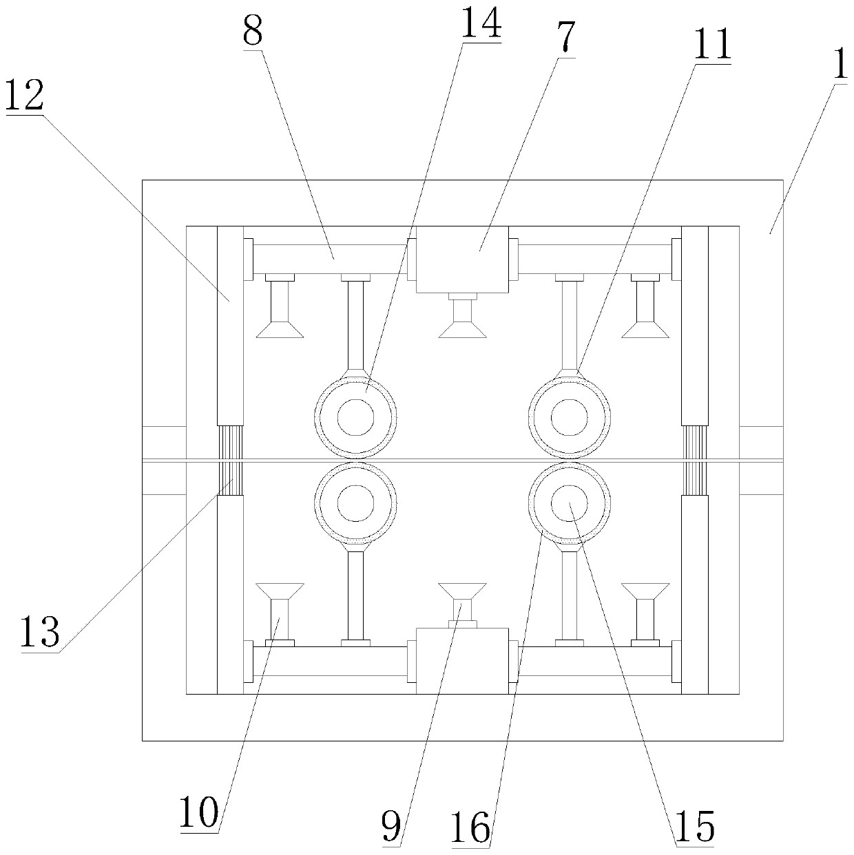 Setting machine for knitwear printing and dyeing