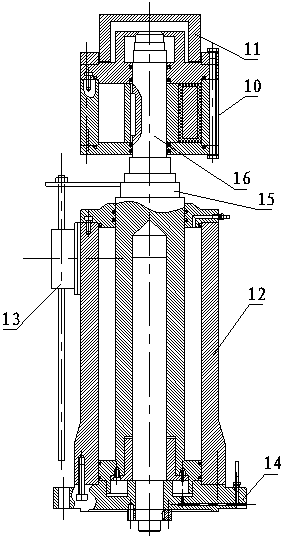 Hydraulic lifting rotary base of hydraulic large-sized mechanical hand