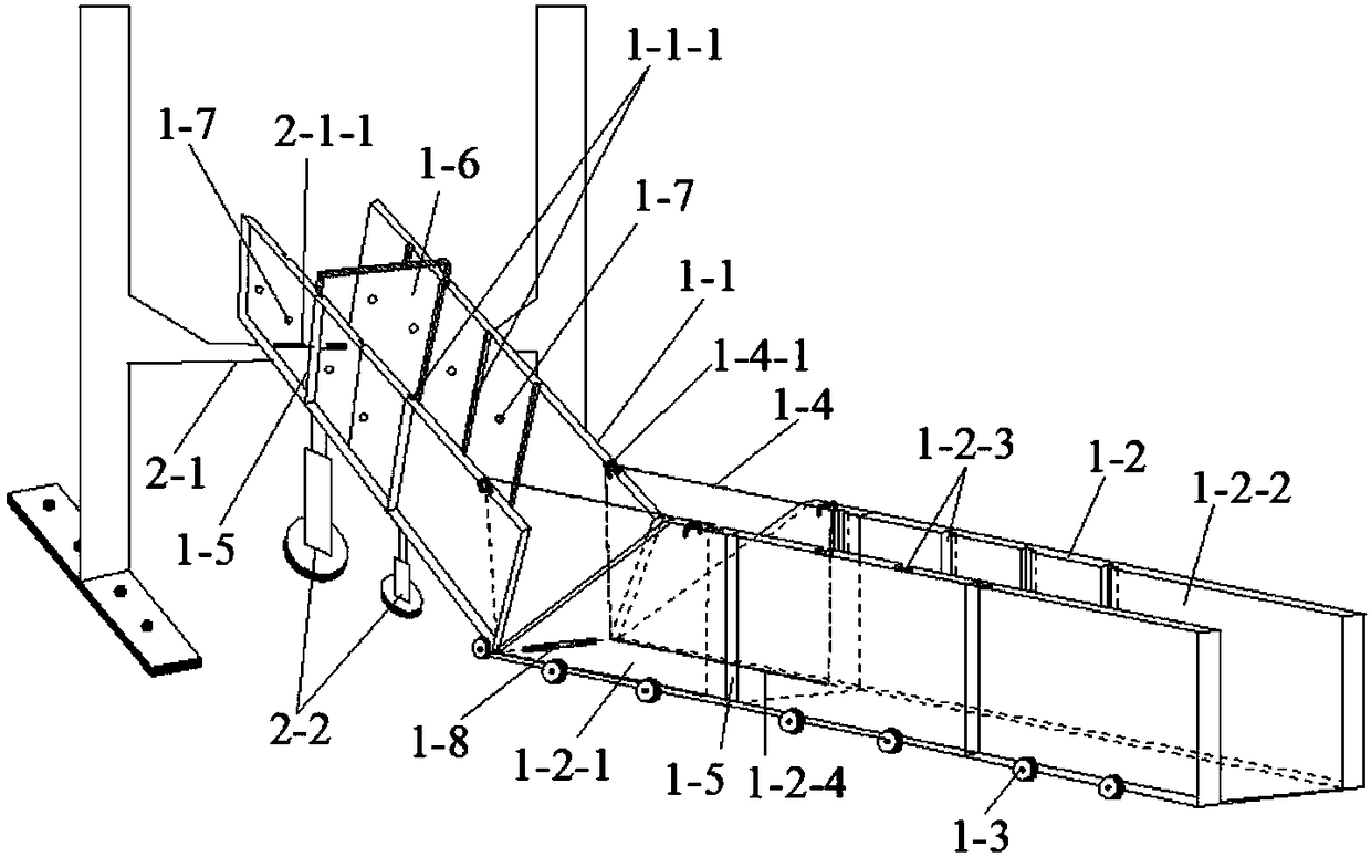 Multifunctional test platform for landslide impact strength