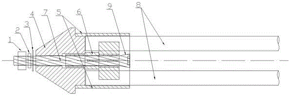 Permanent anchor rope anchoring guide bearing body