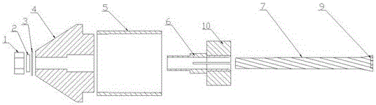 Permanent anchor rope anchoring guide bearing body