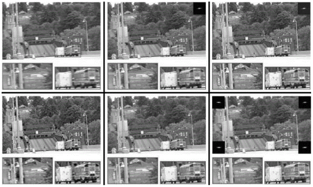 Block-blur-kernel-set-based heterogeneous video blind deblurring method