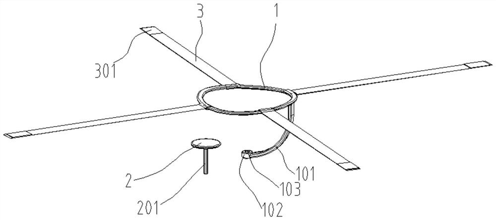 Breast fixing device