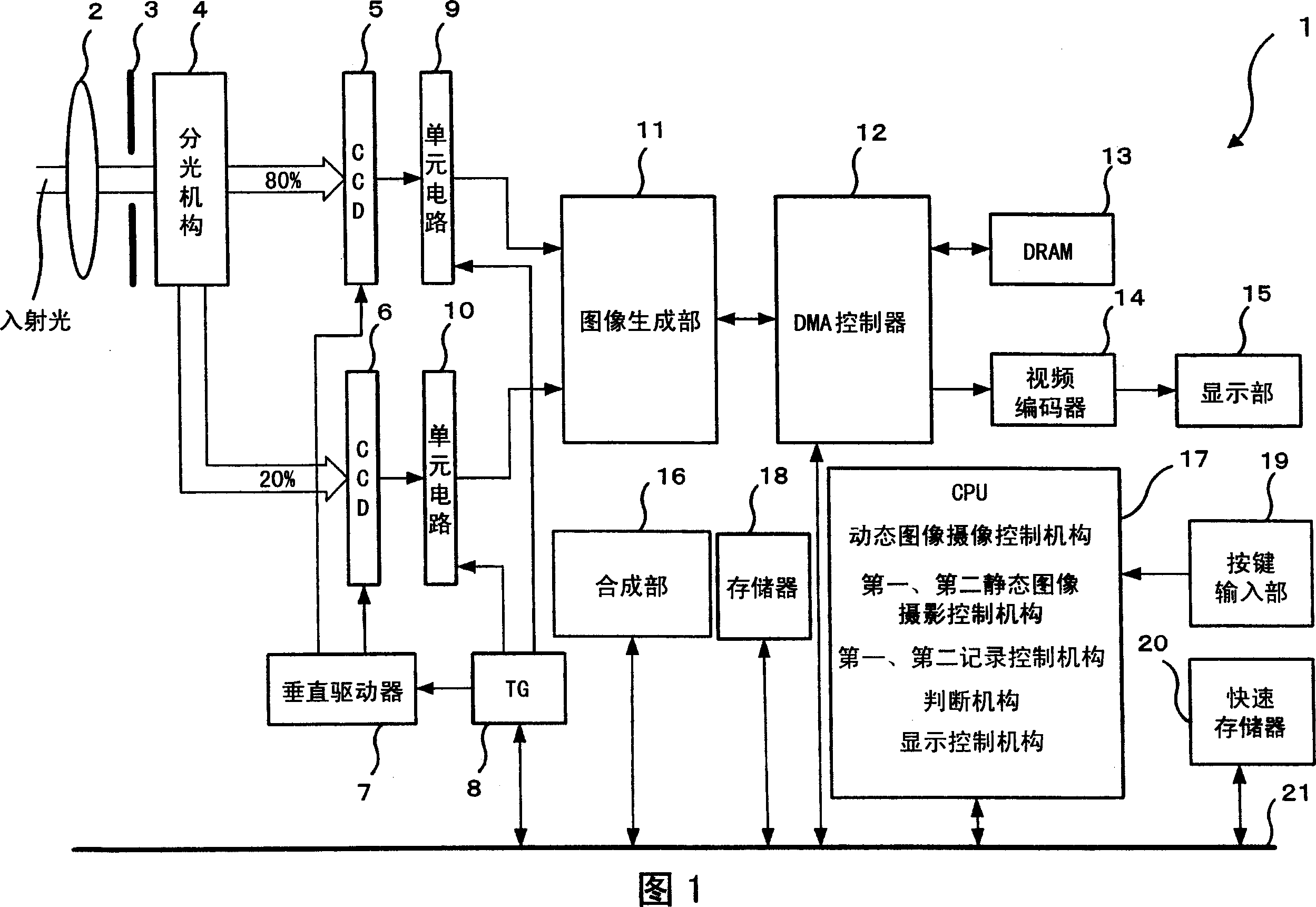 Imaging apparatus including a plurality of image pickup elements