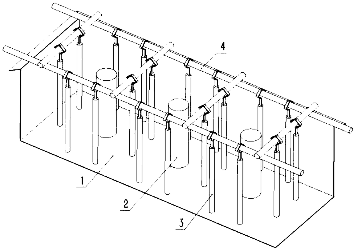 A kind of anode variable speed movement electroplating device