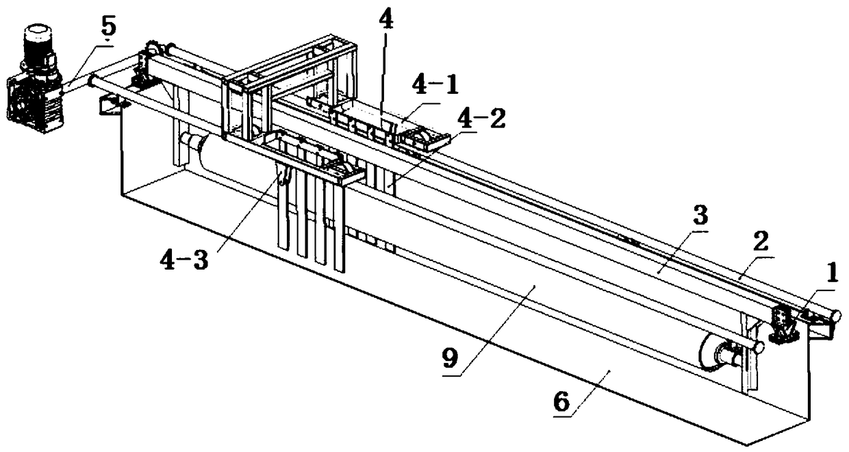 A kind of anode variable speed movement electroplating device