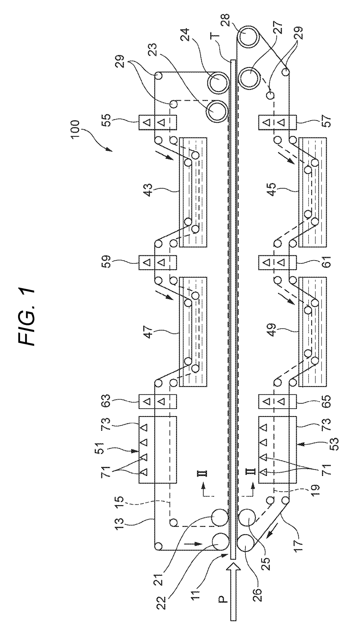 Continuous shaping machine for bean curds