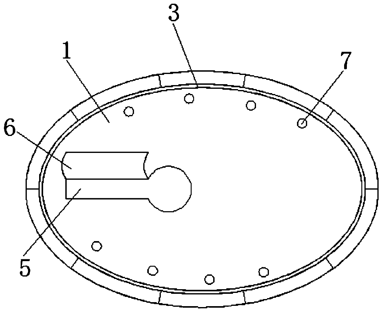 Inner ring sealing patch for inguinal hernia and use method thereof