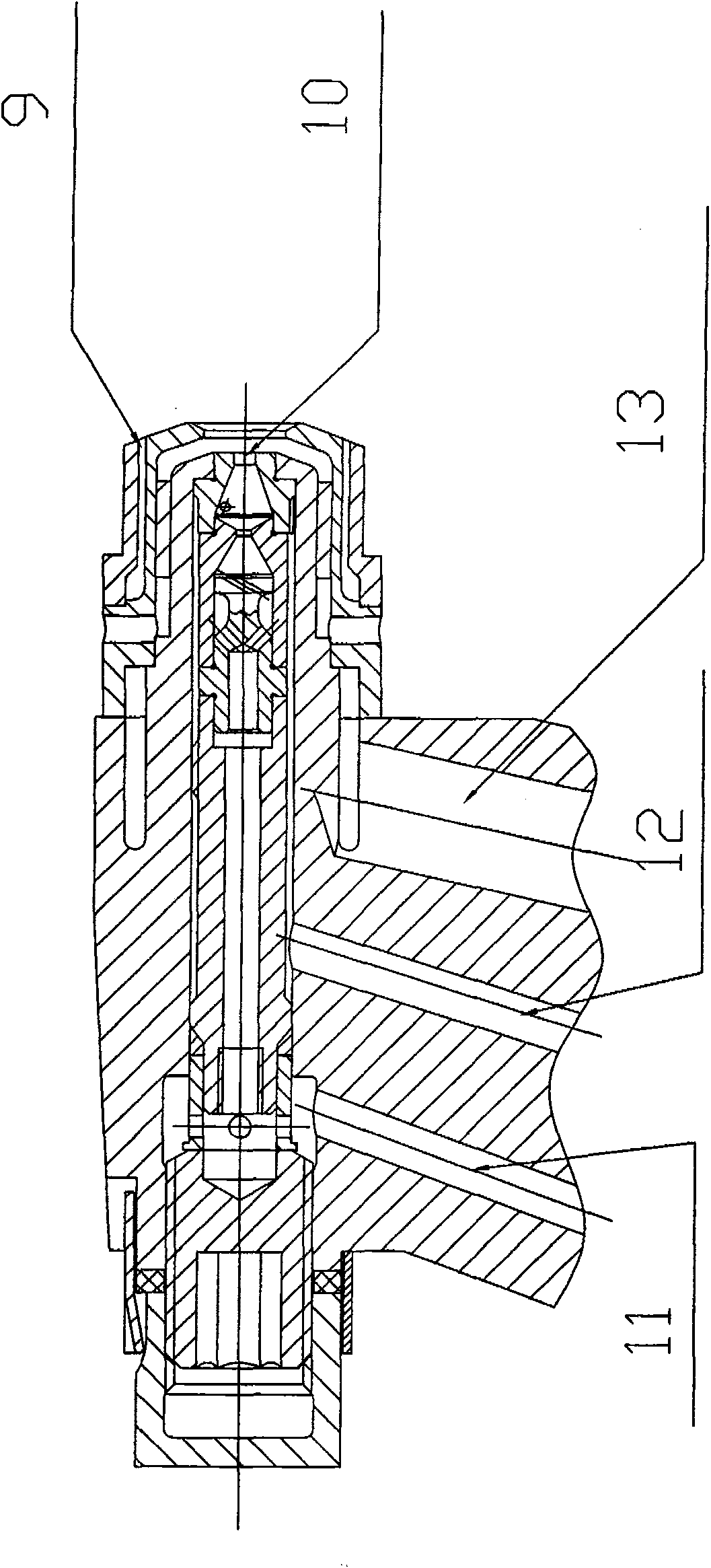 Multi-head double-fuel combined nozzle