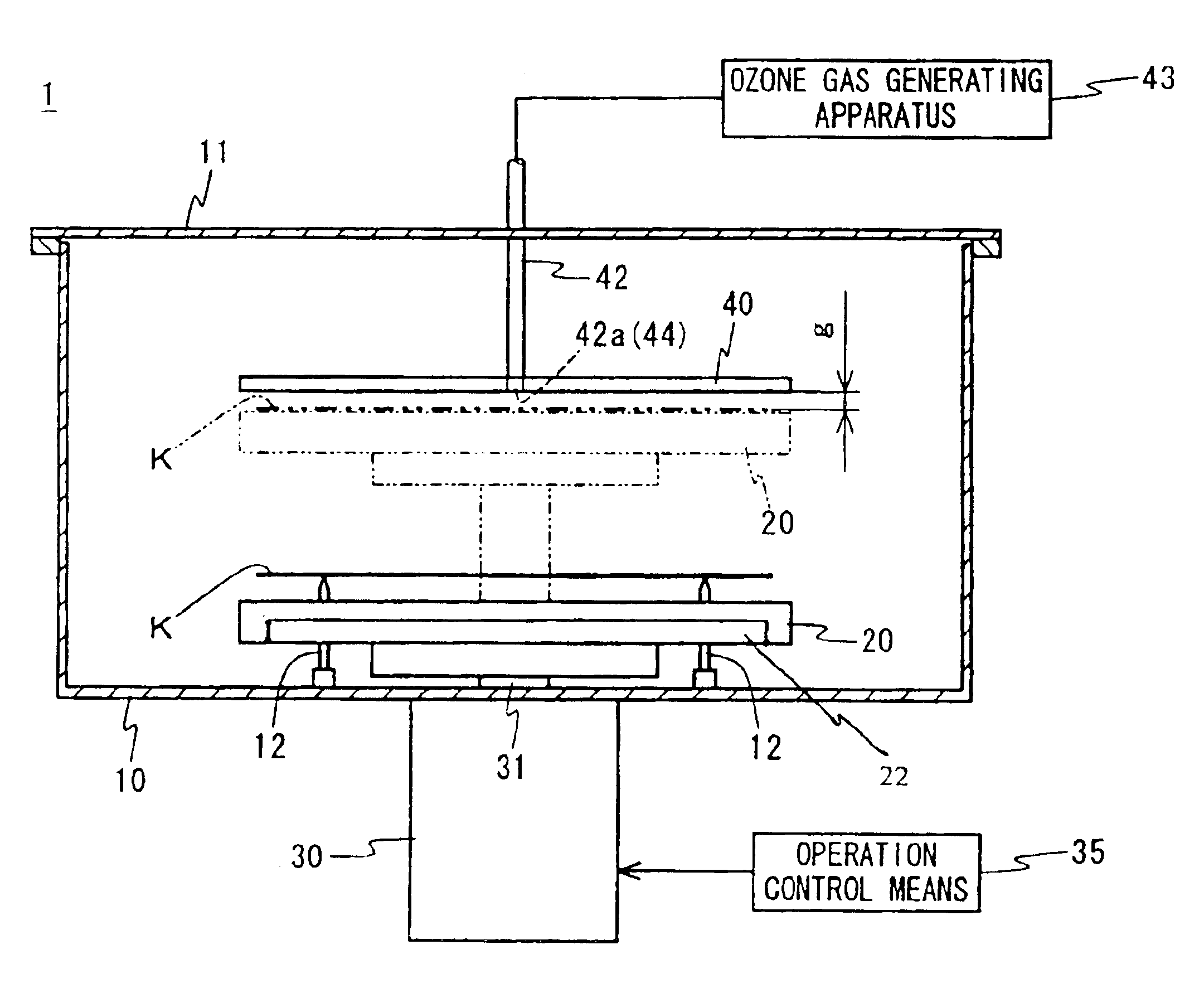 Ozone treatment method and ozone treatment apparatus