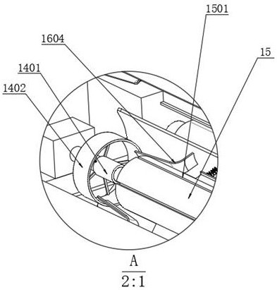 A food sorting device for cold chain logistics