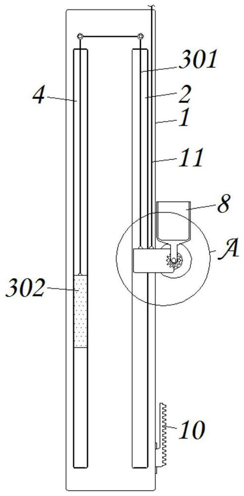 Transformer with built-in cooling structure and capable of synchronously removing moisture