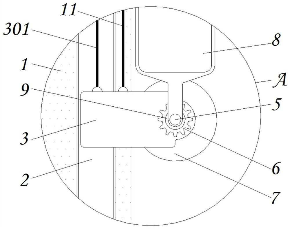 Transformer with built-in cooling structure and capable of synchronously removing moisture