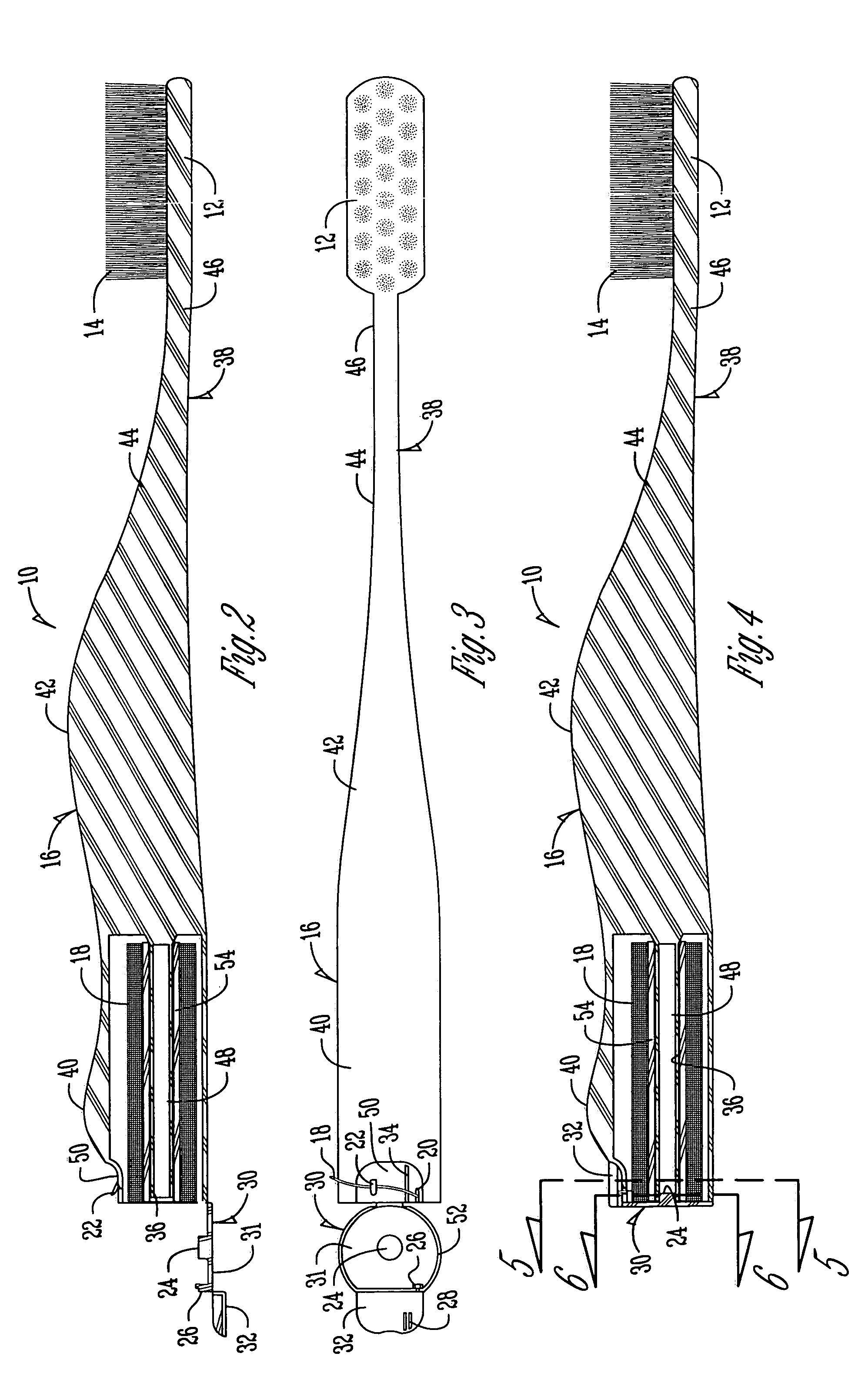 Toothbrush having flossing dispenser on handle