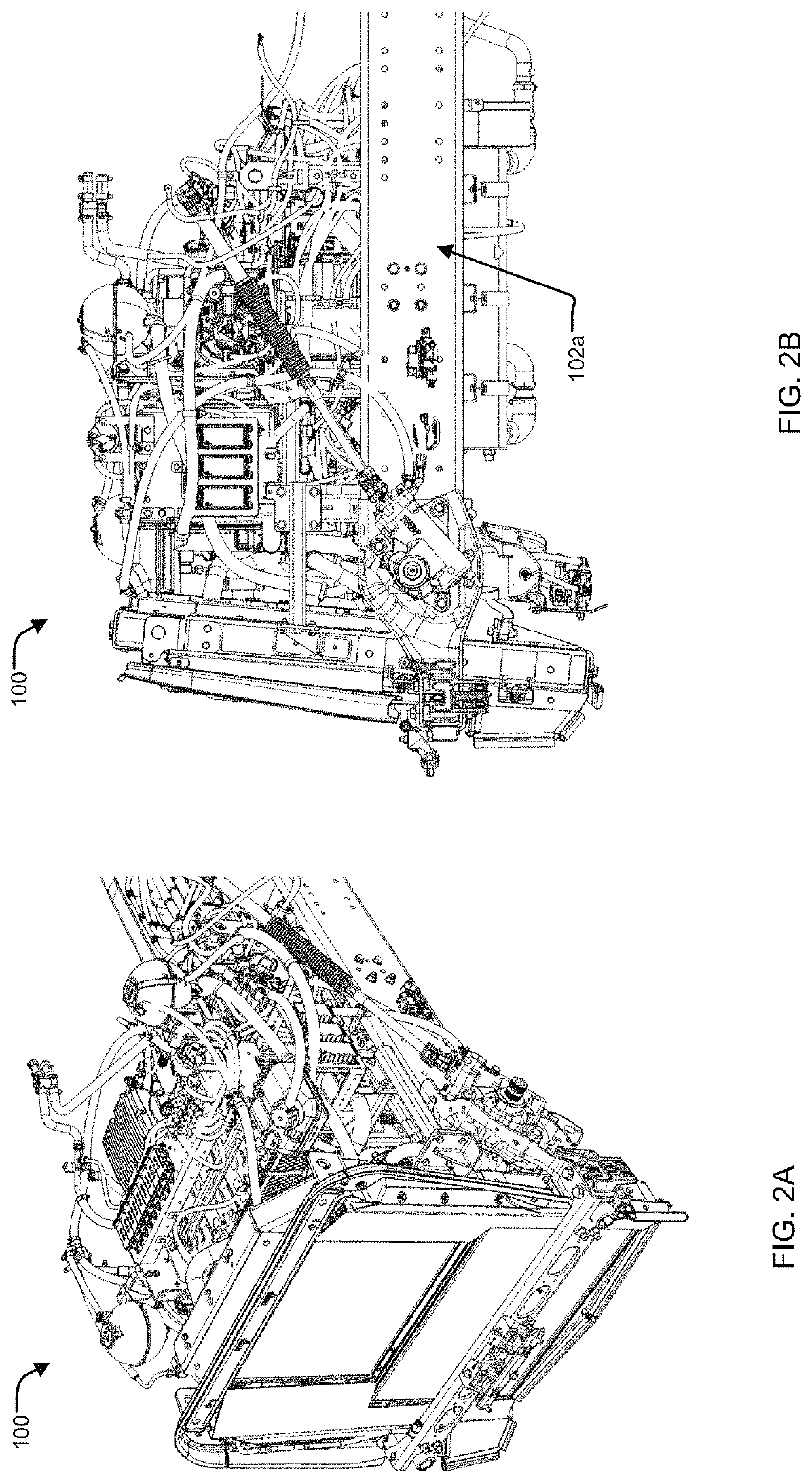 Electric drive supporting component platform for semi-tractor and truck vehicles