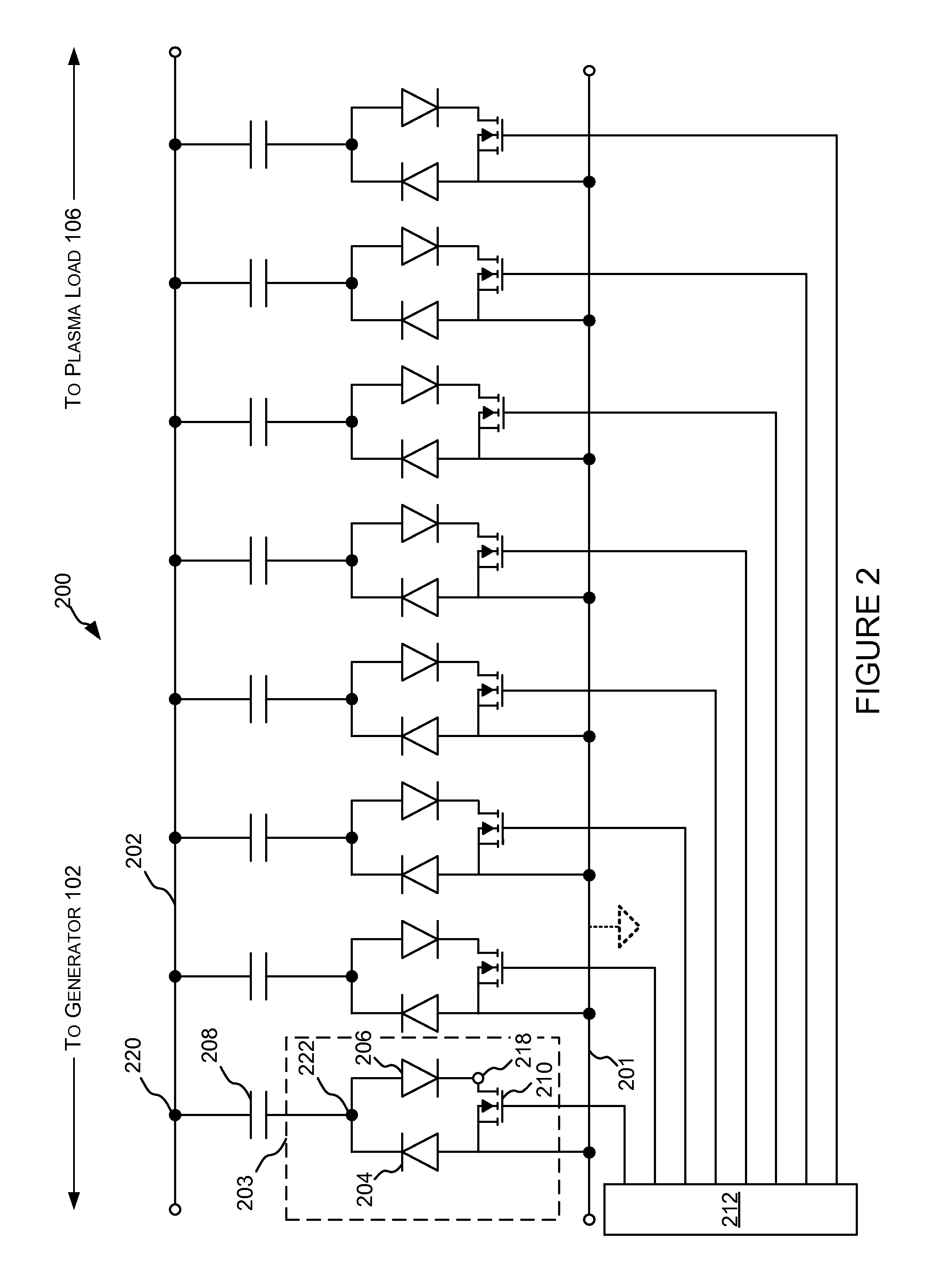 High frequency solid state switching for impedance matching