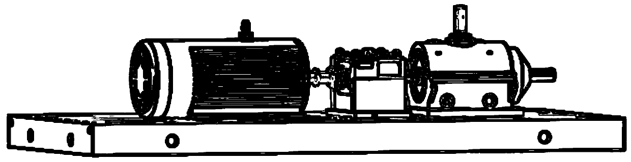 Main shaft bearing impact test bench