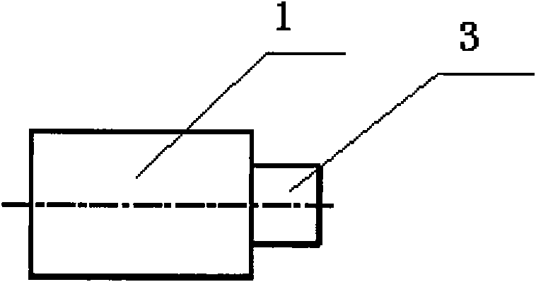 Method for forging thin and short shaft section at end of large-scale step shaft