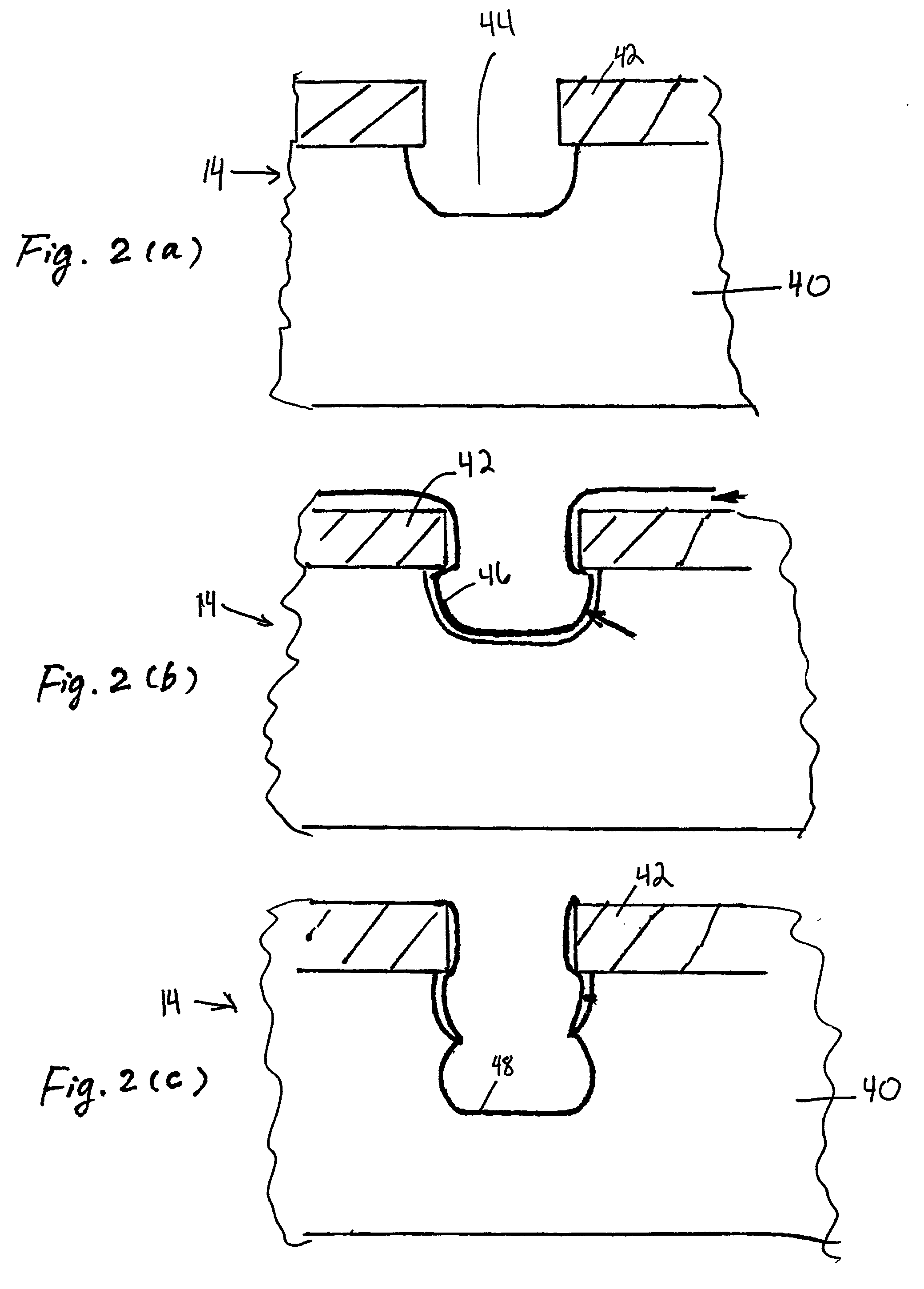 Method of anisotropic etching of substrates