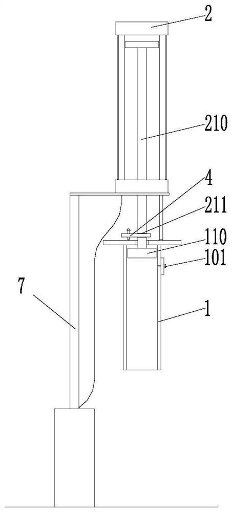 A kind of device and its working method for bearing lubricating grease