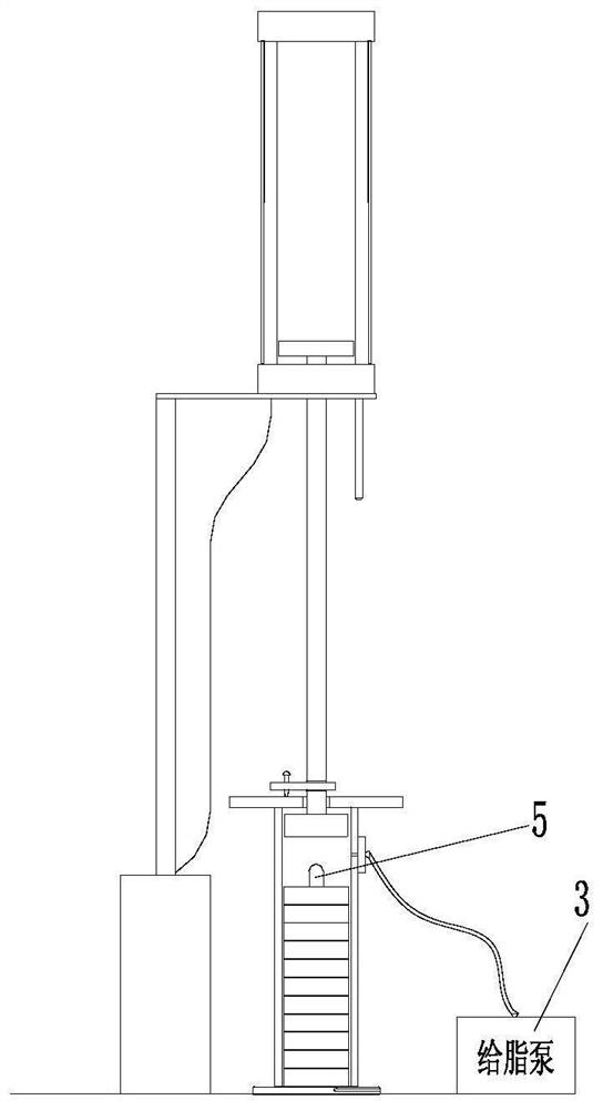 A kind of device and its working method for bearing lubricating grease