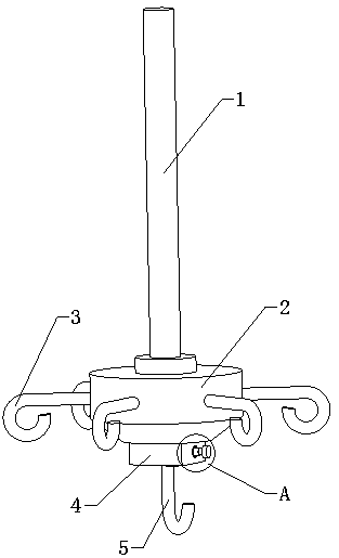 Infusion hanging-brackethanging-bracket for medical care use