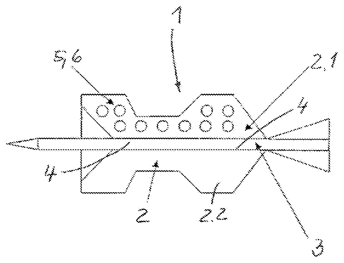 Sabot with bionic structures