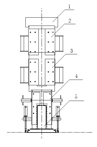 Electrolytic tank aluminum bus and soft tape electric heat-release welding method