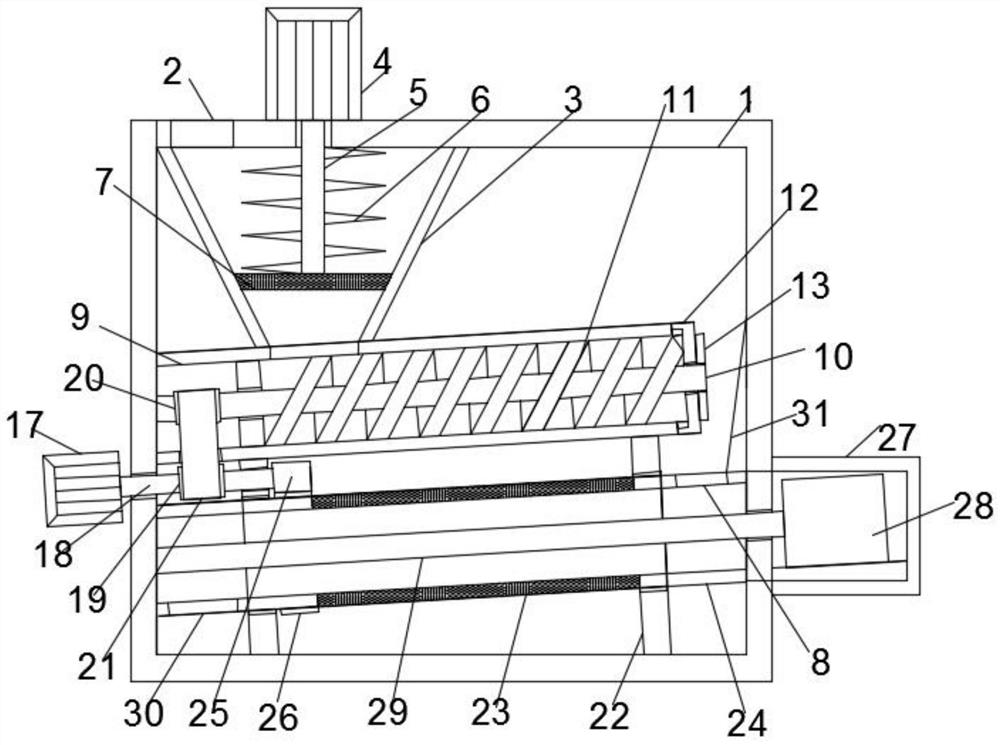 Efficient granulation device and processing technology for donkey-hide gelatin blood-nourishing granule