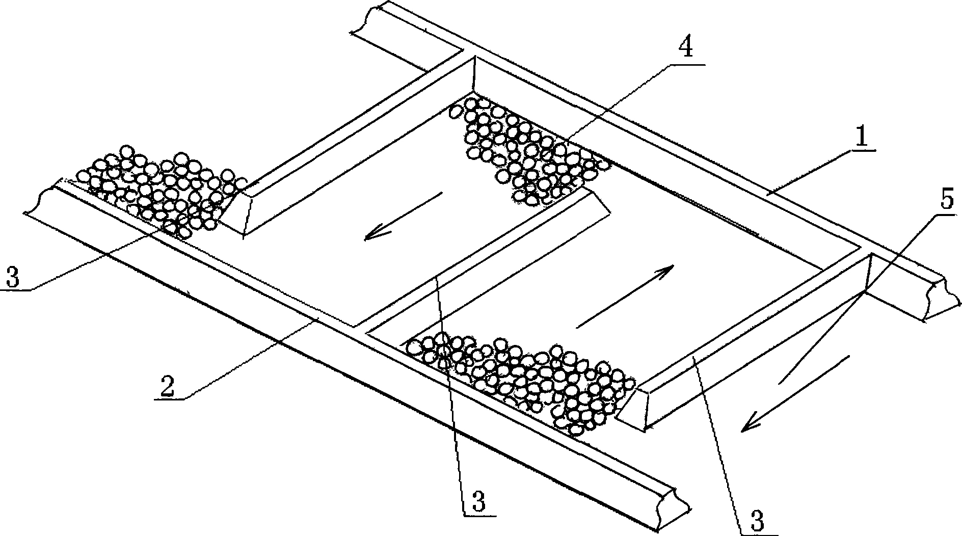 Method for repairing beach wetland by papermaking wastewater irrigation