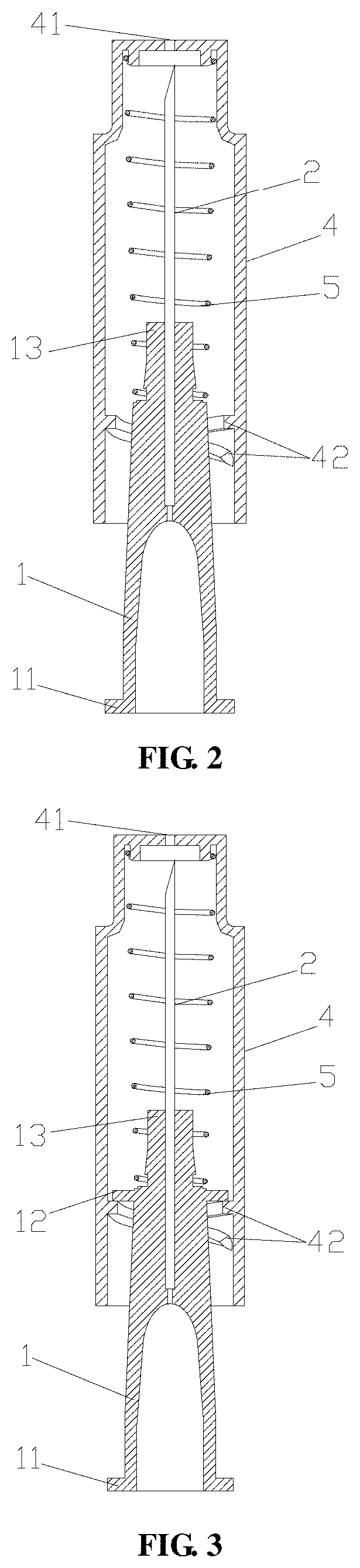 Stab-preventing injection needle and stab-preventing injector with elastic protective cap