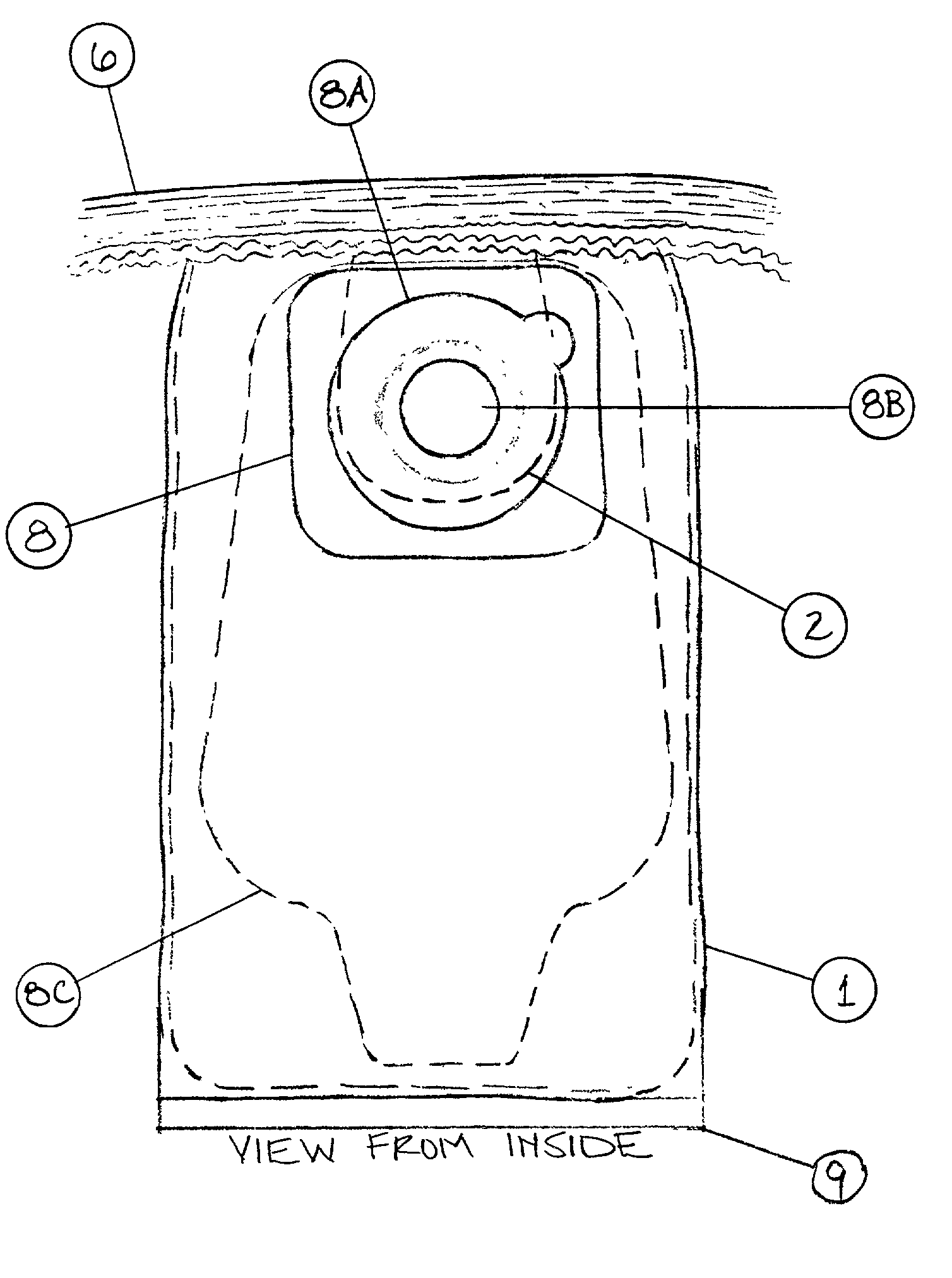 Ostomy bag undergarment