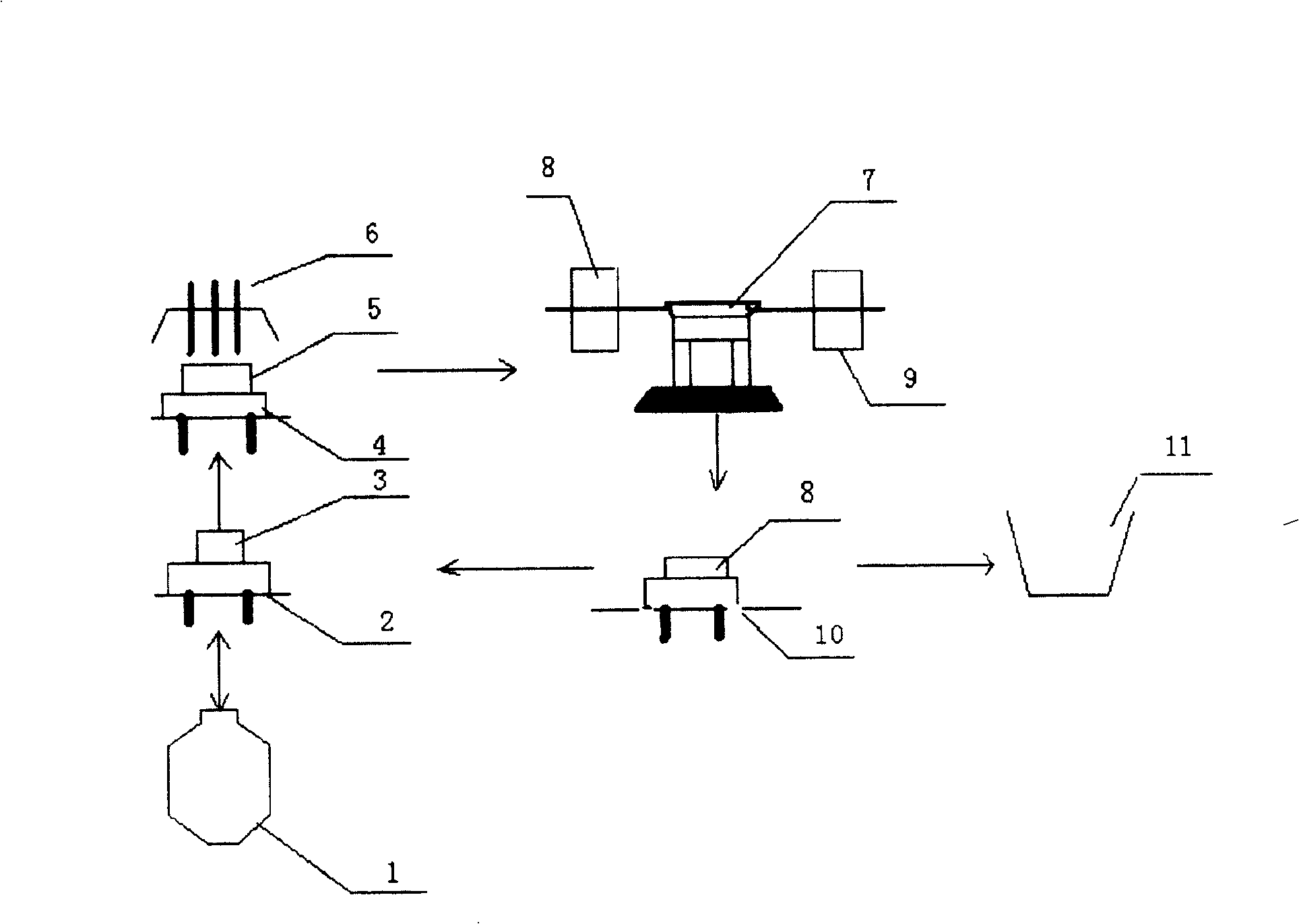 Method for reclaiming and cyclic utilizing residue molten steel slag in steel making