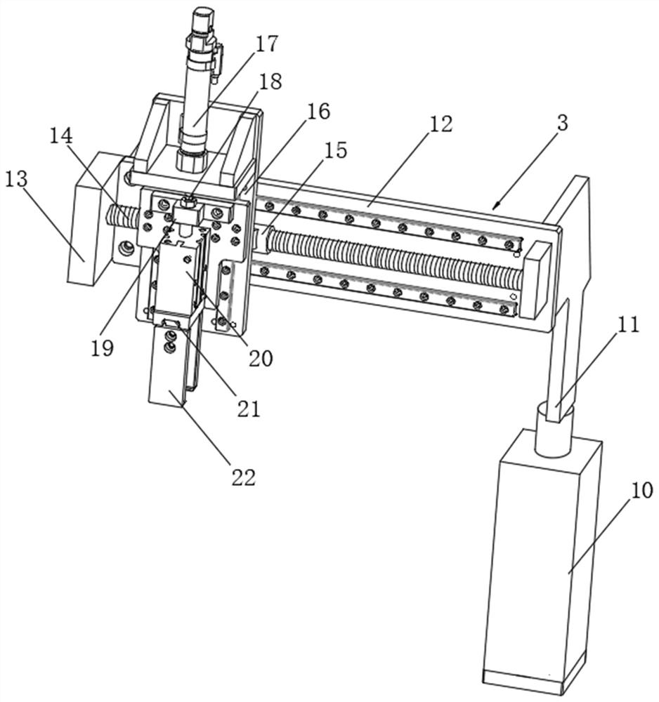 A jacking device for processing breeding experiment boxes and its working method