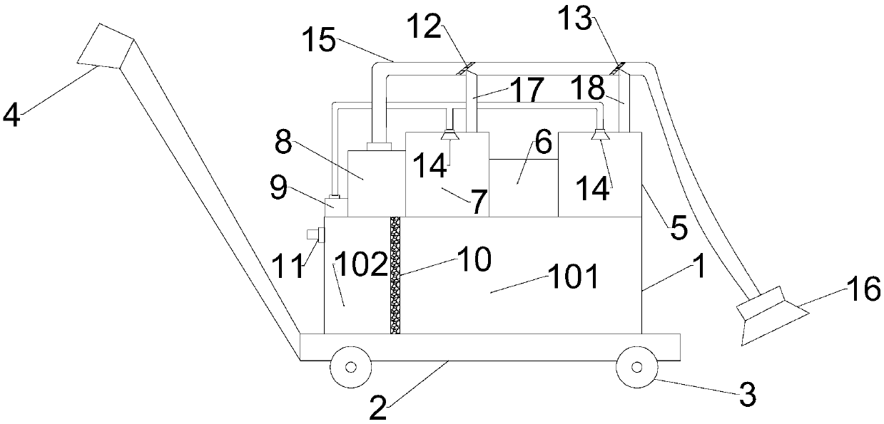 Ping-pong ball collection device with washing function